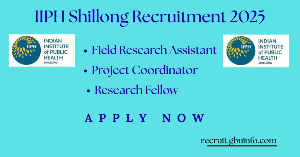 iiph shillong recruitment 2025